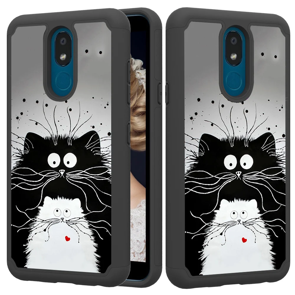 Для LG K30 2019 чехол 3D цветок противоударный защитный для Aristo 4 Plus 2 в 1 TPU Жесткий PC