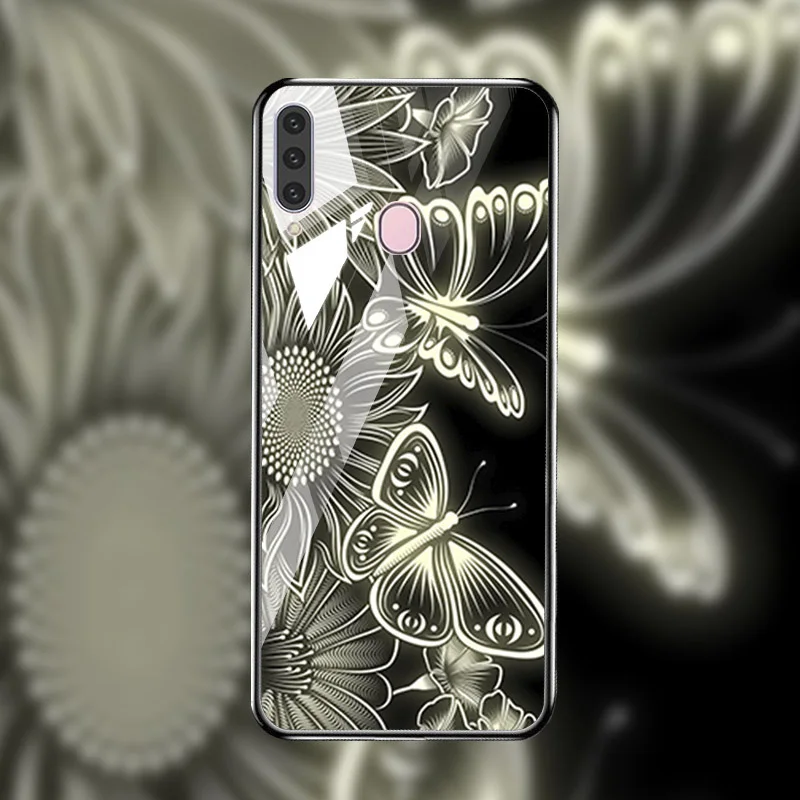 M023 3D DIY чехол из закаленного стекла для samsung Galaxy M30S чехол Coque для samsung A50 A70 A40 A10S A20S A30S A50S чехол Funda Bumper - Цвет: M023