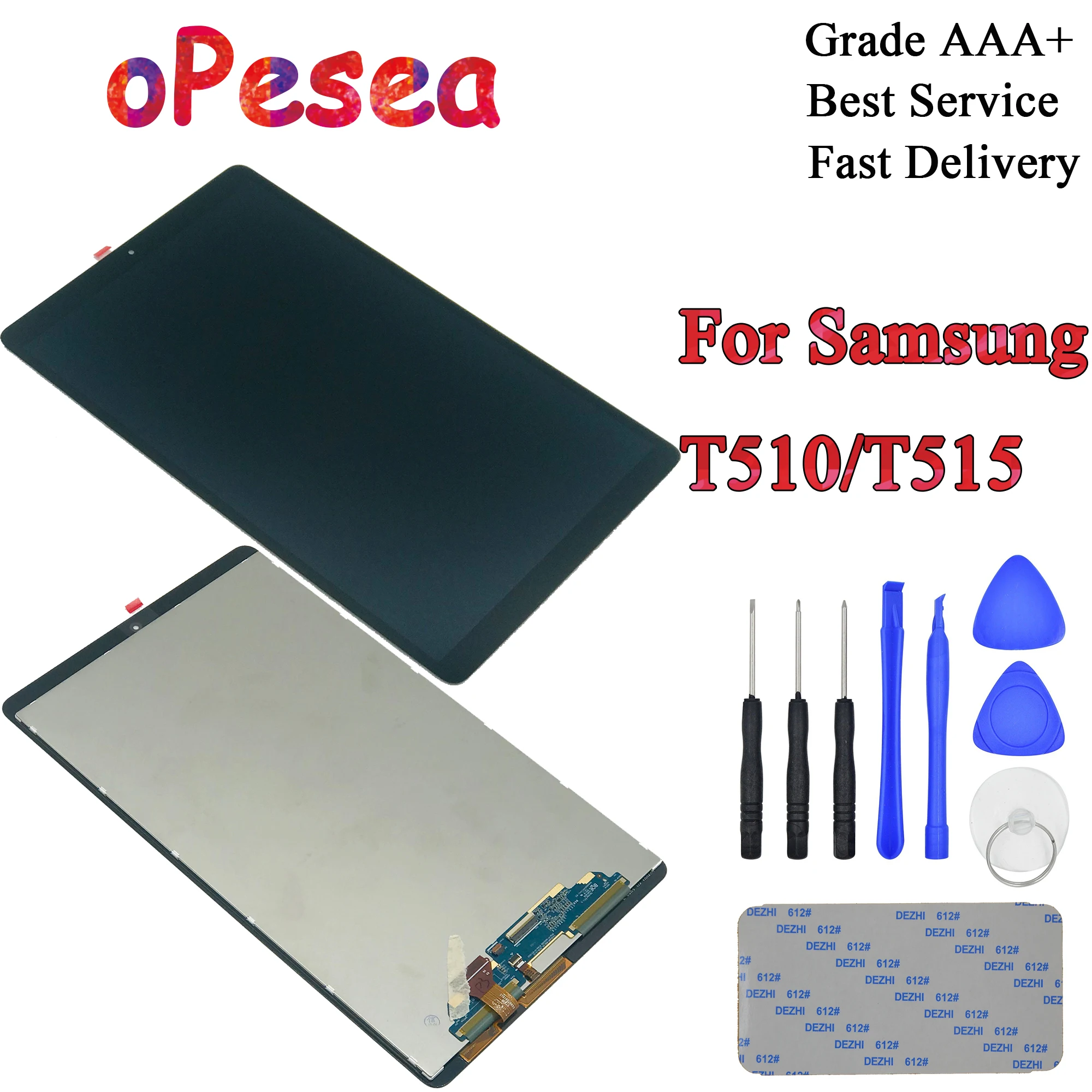 Samsung Galaxy Tab A 10.1 2019 SM-T515 T510 LCD Digitizer Touch Screen Assembly