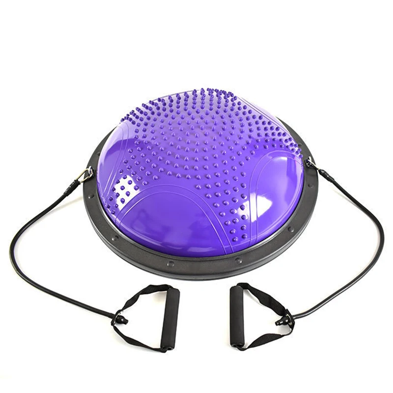 

Yoga Pilates Balance Hemisphere Massage Stress Speed Ball Home Rehabilitation Training Exercise Sport Fitness Equipment 58cm