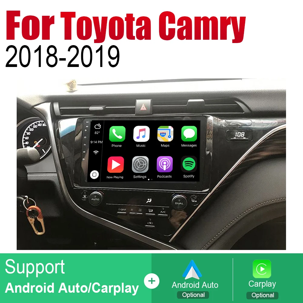 Android автомобильный Радио Стерео DVD gps навигация для Toyota Camry~ Bluetooth wifi 2din автомобильный стерео Мультимедийный Плеер