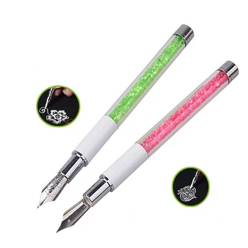 

High-grade Metal Lines Stripe Liner Carving Pen Draw Nail Art Poly UV Gel Extension Builder Acrylic Liquid Powder Brush