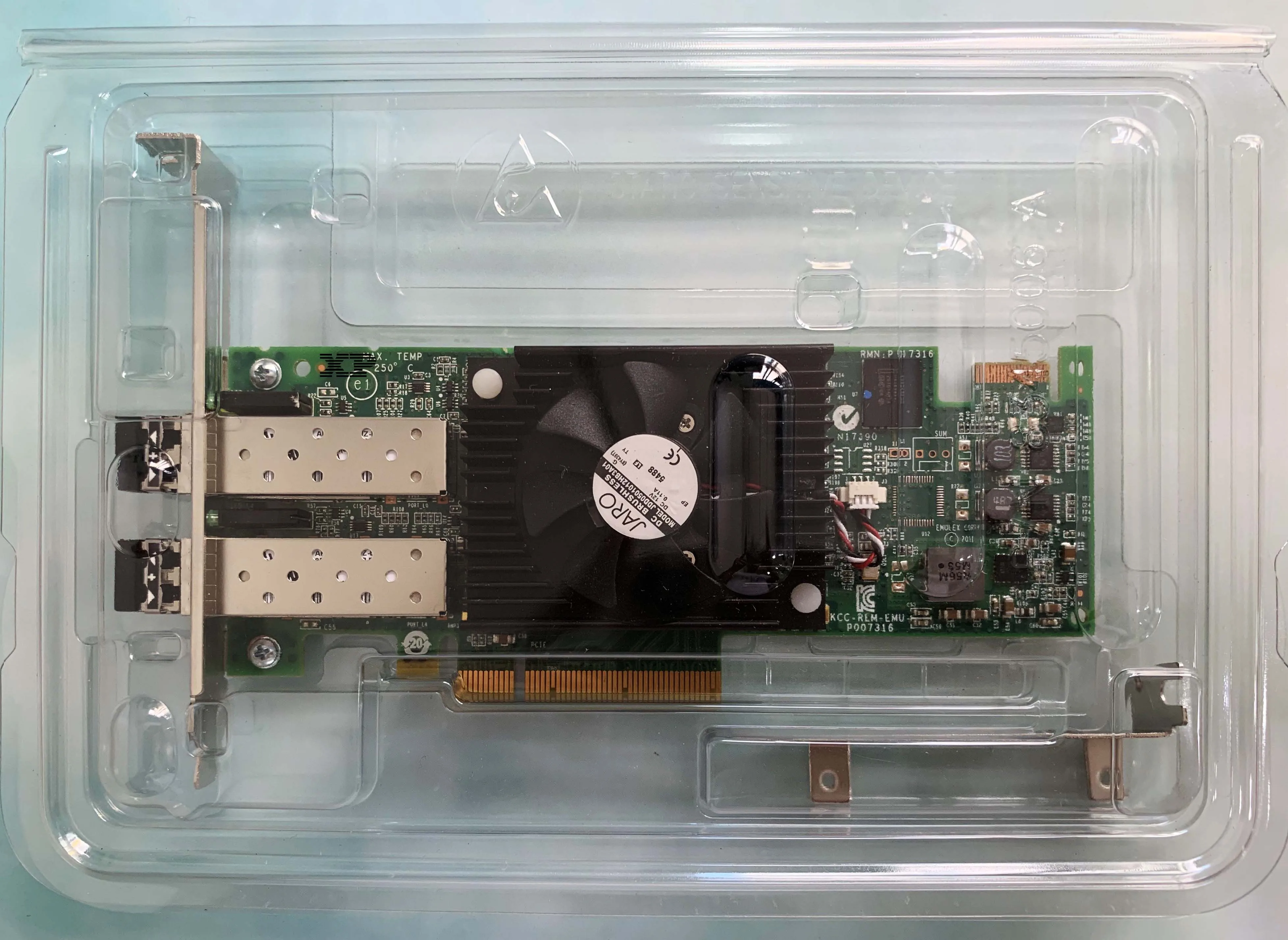 Emulex LPE16002B -M6 LPE16002 HBA 파이버 카드 용 오리지널, 16G/듀얼 포트 파이버 카드