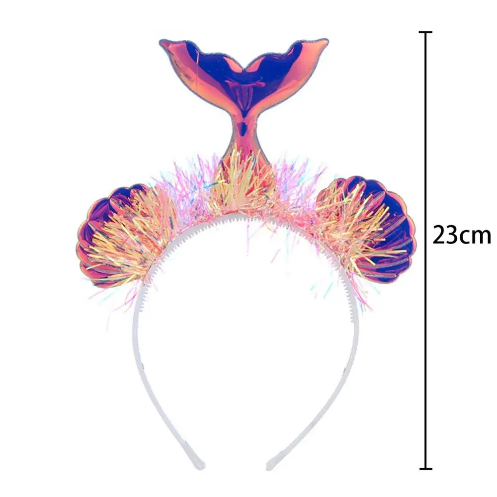 Mermaid Headband 6 CHZLL Водонепроницаемый Русалка временные наклейки поддельные татуировки игрушка для Для детей мальчиков и девочек взрослых вечерние поставки вечерние декоры - Цвет: Mermaid Headband 6
