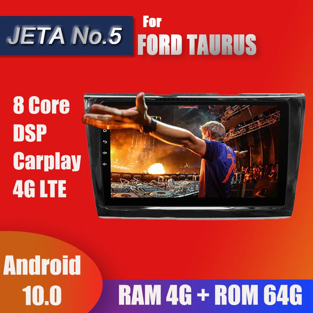 2 Din автомобильное радио навигация GPS Bt плеер 9 дюймов экран для Ford taulus 2015-2018 Android 10