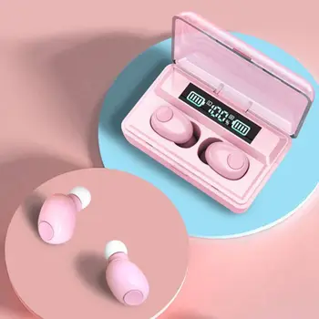 

T10 TWS Wireless Earphones Bluetooth 5.0 Headset Earbuds LED Digital Display Earphones with Charging Compartment