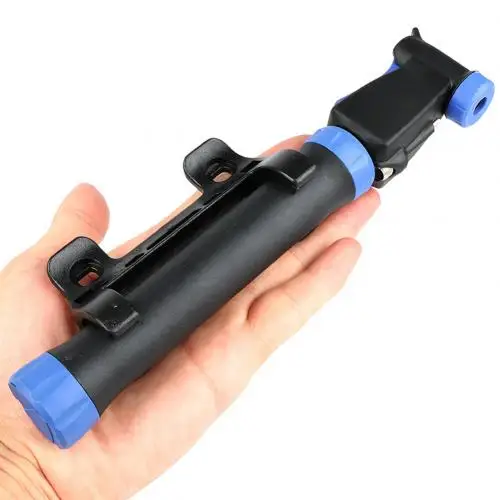 Синий Mini Portable Plastic Bike Tire Pump Basketball Football Inflatable Toy Inflator - Цвет: Синий