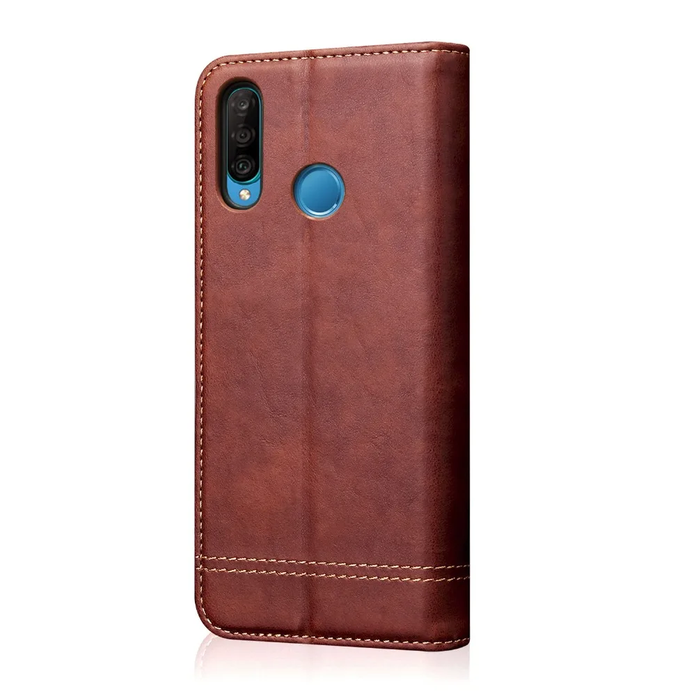 Для huawei P30 Lite P20 Pro Чехол, защитный Роскошный чехол из искусственной кожи с откидной крышкой на магните для huawei mate 30 Pro P 20 Lite чехол