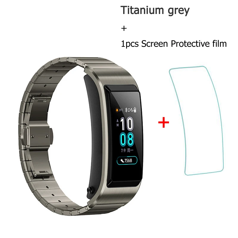 Original Huawei TalkBand B5 Talk Band B5 Bluetooth Smart Bracelet Sports Wristbands Touch AMOLED Screen Call Earphone Band 