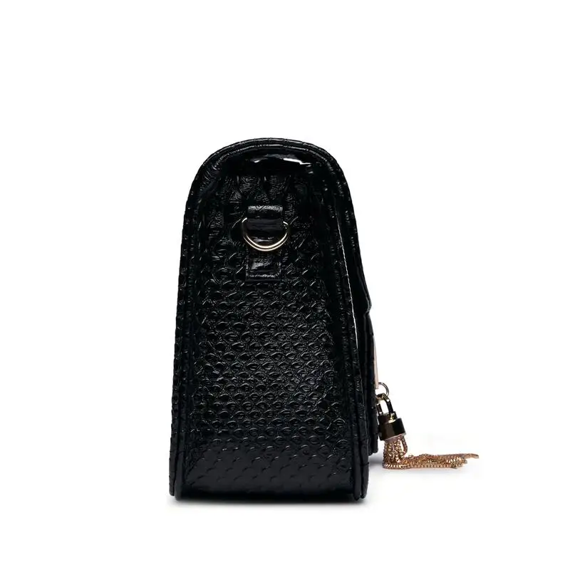 Crocodile Leather Handbags red color