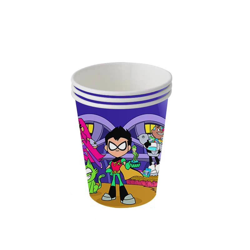 Подростковые Титаны Go День Рождения украшения Баннер Супер геройская тематика