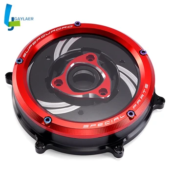 

CNC Clear Clutch Cover & Clutch Pressure Plate & Spring Retainer Ring for Ducati Panigale V4 V4S V4 Speciale 2018-2019