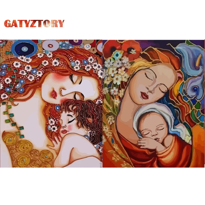 

GATYZTORY 60x75cm Paint By Number Canvas Painting Kits DIY Oil Painting By Numbers For kids Adults Wall Art Home Decor For Gift