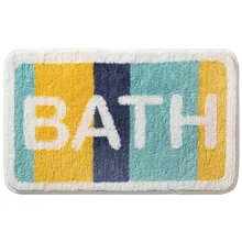 Tapis de sol de salle de bain épais, 1 pièce, pour chambre d'enfants, zone d'entrée de porte, pour la maison, antidérapant