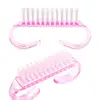 10Pcs/set Nail Art Cleaning Brush Manicure Care Tool Pedicure Cleaner For Acrylic UV Gel Dust Remove Salon Small Angle 5