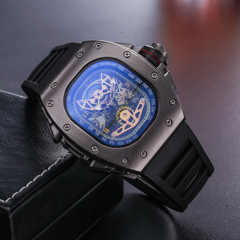 

Luxury Brand DROP SHIPPING Fashion Aviation Turbo Dial Flash LED Watch Gift Mens Lady Sports Car Meter Men's Watch Waterproof