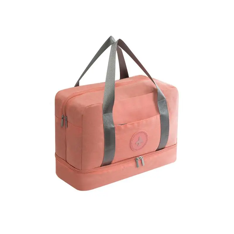 Сухая и влажная разделительная сумка для плавания пляжная дорожная одежда для отдыха сумка для хранения водонепроницаемая сумка для обуви фитнес-Органайзер - Цвет: Pink