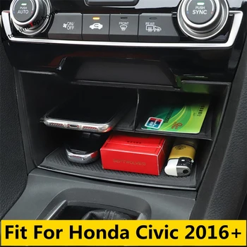 

Yimaautotrims Accessories Fit For Honda Civic 2016 - 2020 Multifunction Storage Pallet Container Multi-grid Box Cover