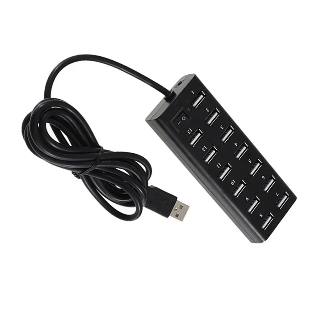 13-портовый высокоскоростной Usb 2 0 хаб расширения/сплиттер полоса вкл/выкл адаптер