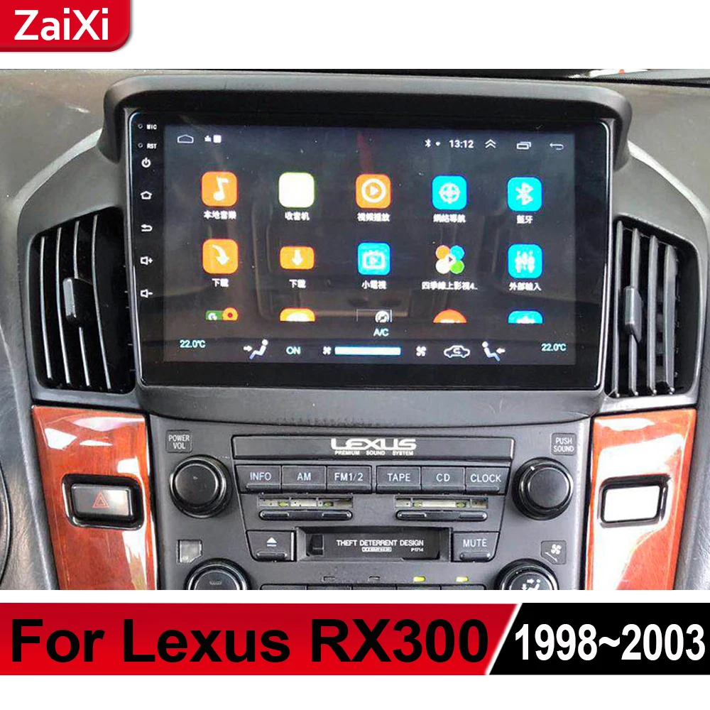 Автомагнитола ZaiXi для Lexus RX RX300 1998 ~ 2003 Android GPS аудио радио стерео навигация в