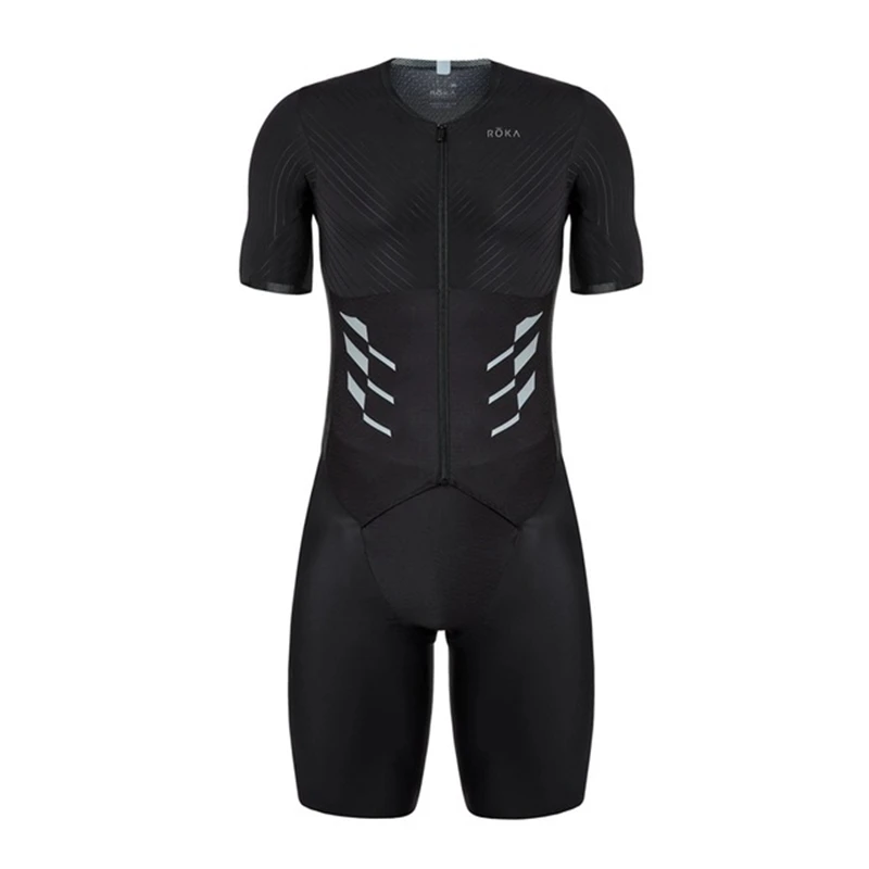 roka team skinsuit мужской спортивный костюм для велоспорта на открытом воздухе триатлон короткий рукав Быстросохнущий дышащий обтягивающий - Цвет: skinsuit