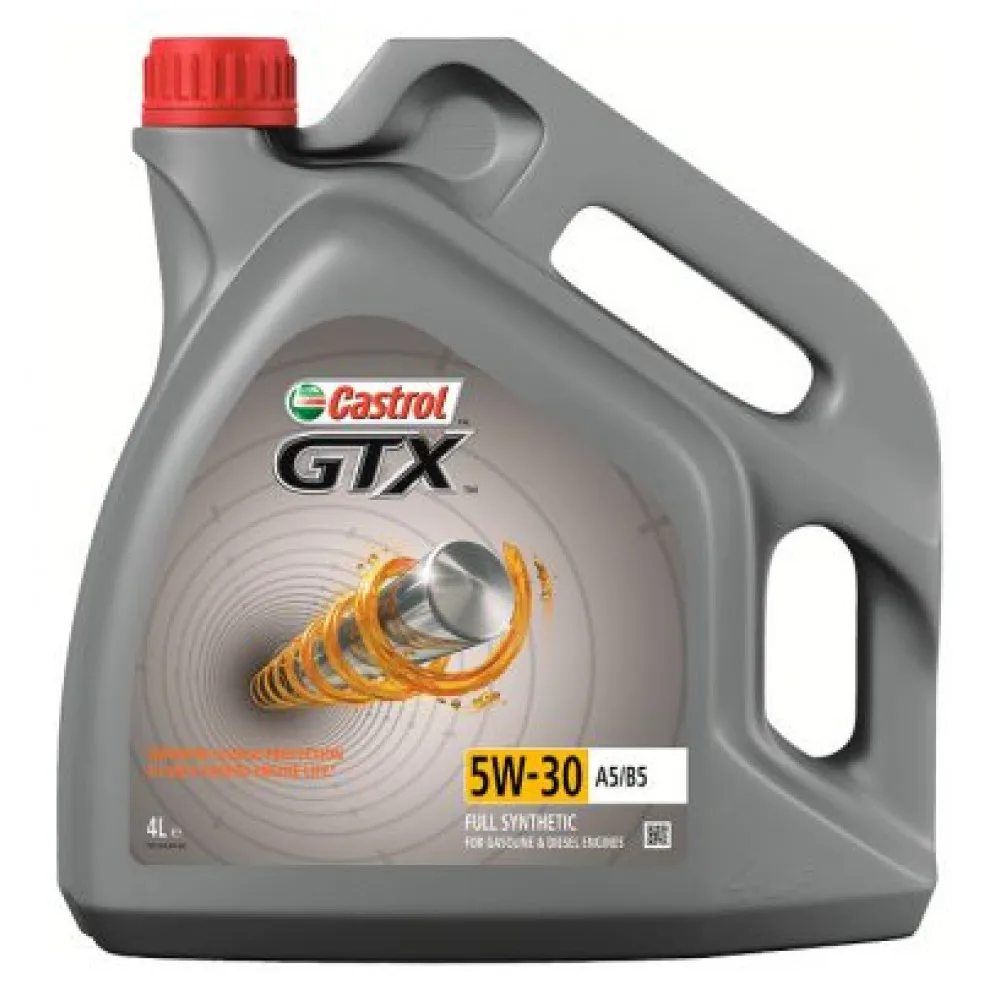 Масло моторное синтетическое Castrol GTX 5W-30 A5/B5, 4 л