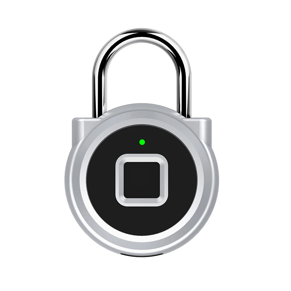 Keyless USB Перезаряжаемый биометрический дверной замок золотой замок безопасности Умный Замок inteligente Противоугонный багажный замок для чемодана