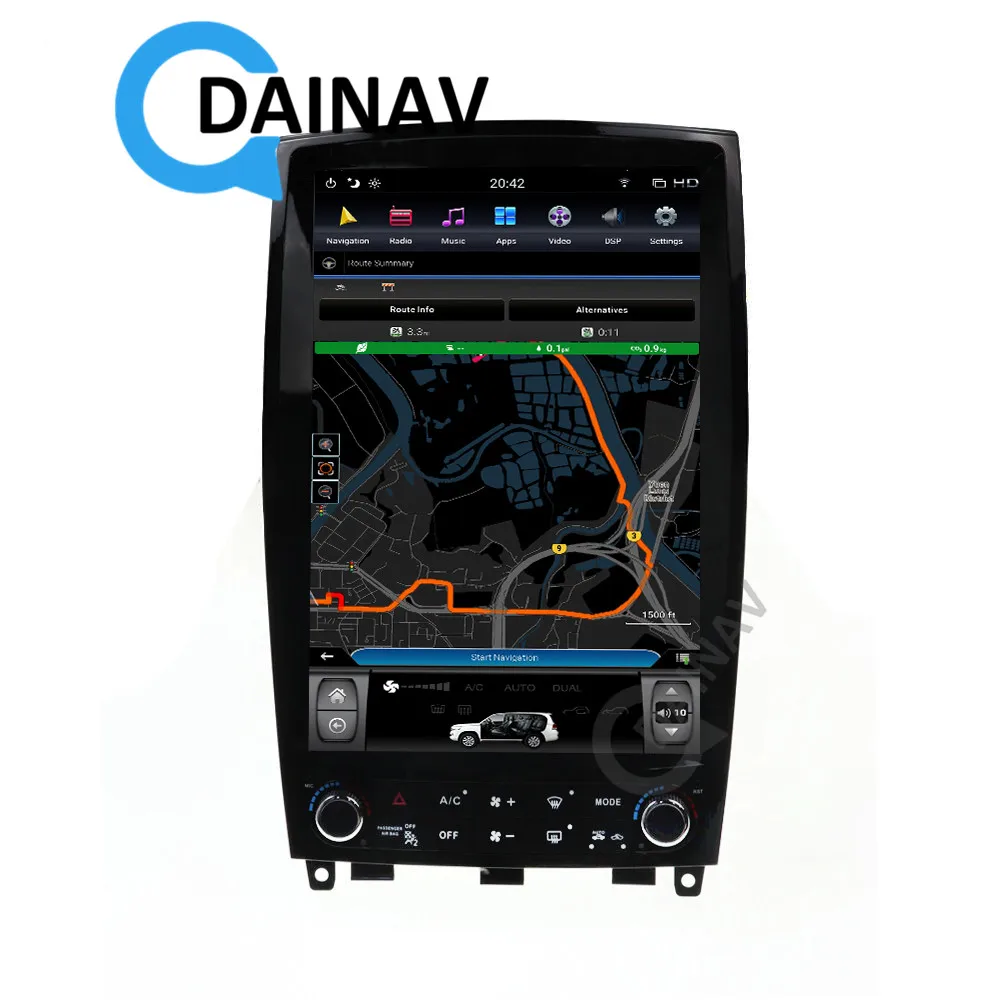 Автомагнитола стерео для Infiniti EX25/EX30/EX35/EX37 2007-2013 GPS навигация мультимедийный плеер