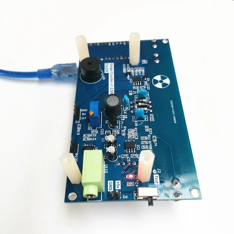 Geiger Counter Kit Module Nuclear Radiation Detector With Display Radiation Dosimeter Electromagnetic Detector