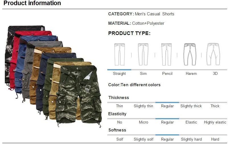 Мужские шорты Карго, крутые, камуфляжные, летние,, хлопковые, повседневные, мужские, короткие штаны, удобная брендовая одежда, камуфляжные, мужские шорты Карго