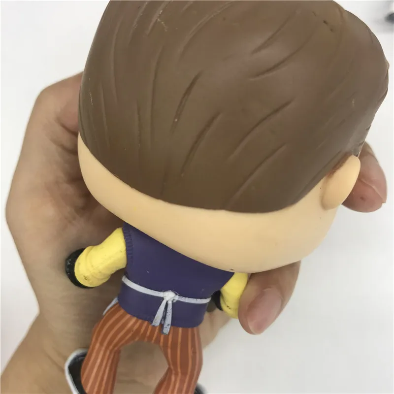 Эксклюзивный pops Модель игрушечных игр Хелло сосед с клеем/фартук и Кливер/Walmart Виниловая фигурка героя подарки без коробки