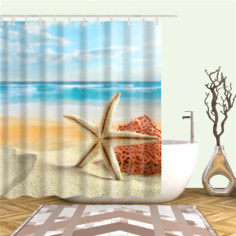 3d-Sea-And-Shell-Shower-Curtains-Fabric-Cloth-Waterproof-Bathroom-Curtain-Set-Washable-Home-Decor-Bathroom (3)