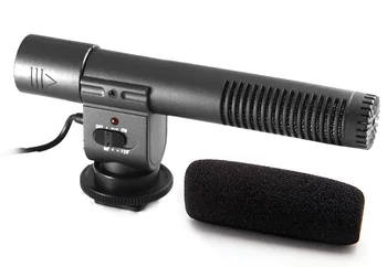

SG-108 DV Stereo Video Shotgun Mic Microphone for All Camcorder 3.5mm mic socket and Digital DSLR Camera DV Camcorder