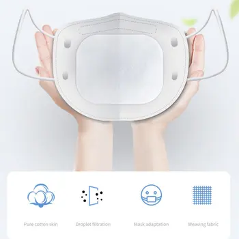 

Practical 100 Pcs/set Disposable 3 Layers Pad Face Mask Replacement Inner Pad Mask Gasket Replacement Filter