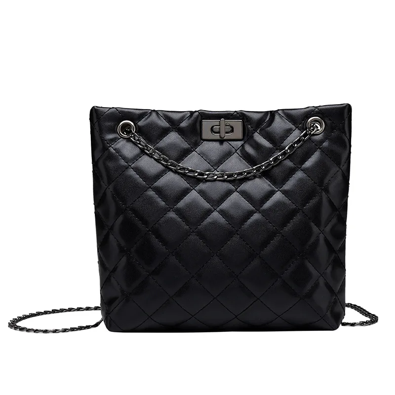 black bucket bag crossbody