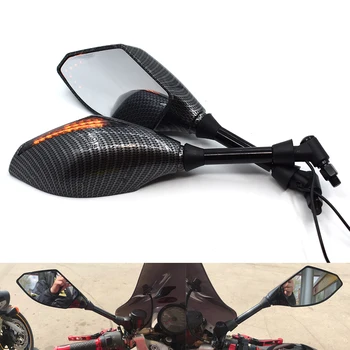 

With LED Turn Signal Integrated Mirrors Motorcycle Rearview Mirrors for Honda CBR600RR CBR1000RR CBR929RR CBR954RR CBR1100XX
