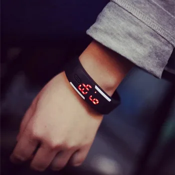 

New Fashion Touch Screen LED Bracelet Digital Watches Men Women Child Clock LED Luminous Touch Watch Sports Wristwatch Relogio