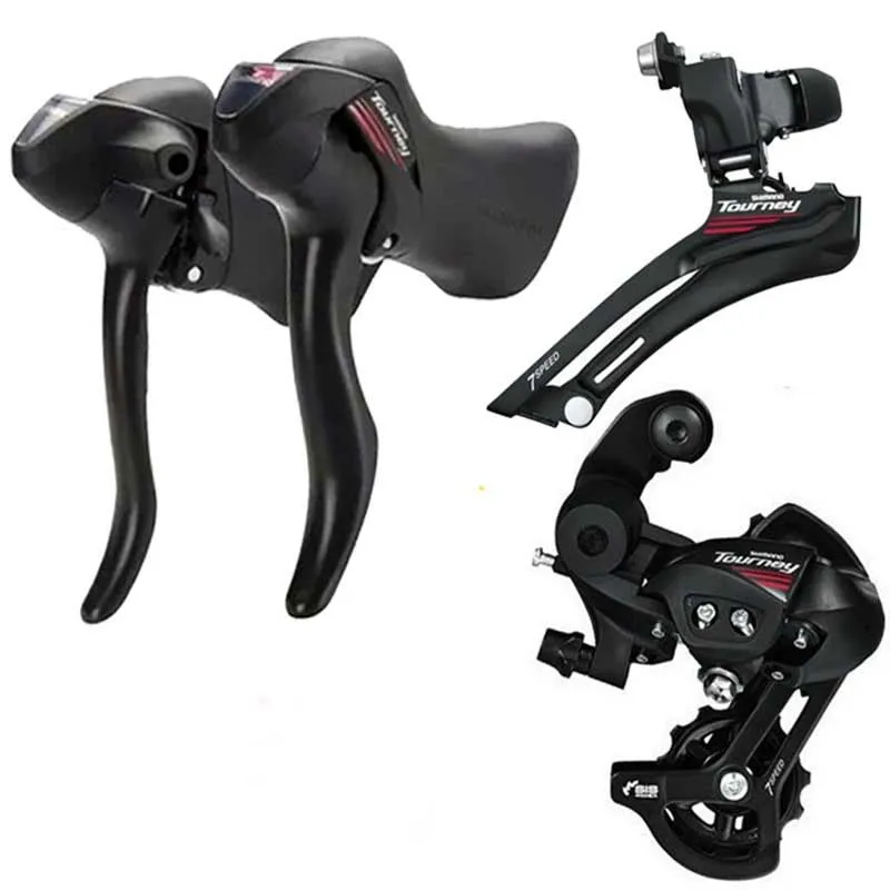 SHIMANO 2x7 скоростная дорожная велосипедная передача Переключатель скоростей переключения передач для велосипеда запчасти для велосипеда Аксессуары для велосипеда - Цвет: A070