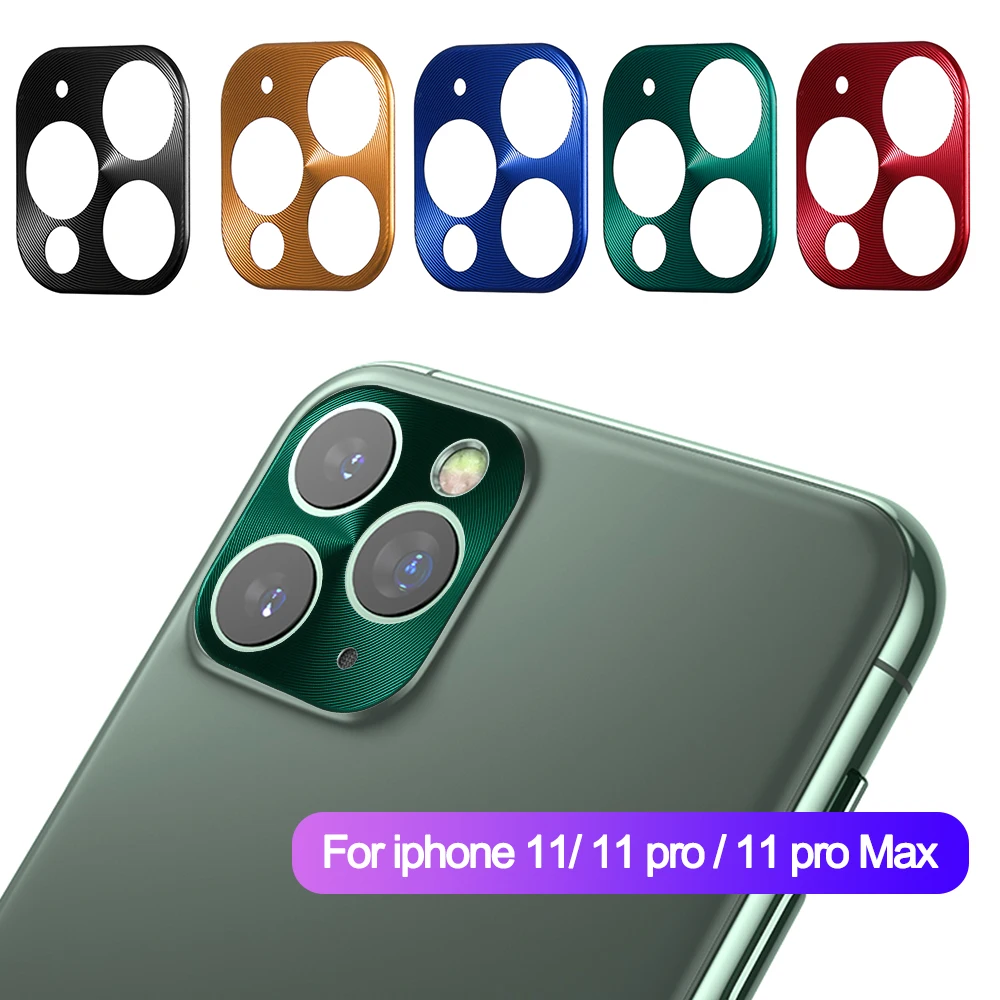 Защитный чехол для объектива камеры металлический корпус iPhone 11 Pro Max алюминиевый
