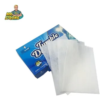 

40Pcs/Box Marine Flavor Tumble Dryer Sheets Protective Clothes Soft table anti-static Enhance Fragrance Supple film