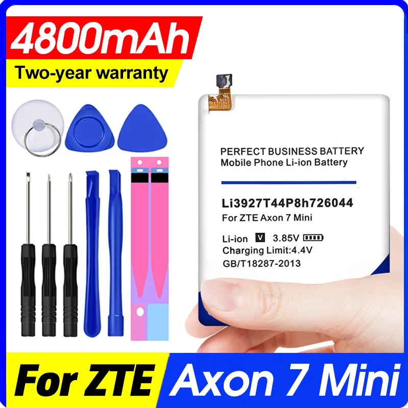 Аккумулятор Li3927t44p8h726044 для Zte Axon 7 Mini 5 2 дюйма 4800 мАч | Мобильные телефоны и
