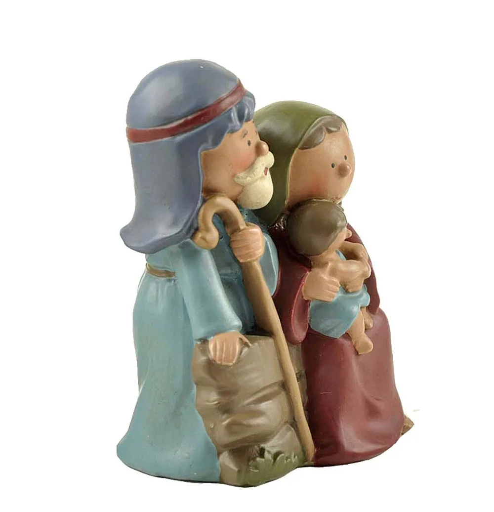 Украшение для Святого Причастия, Христианская семья, статуэтки Иосифа Марии и мини, набор для детского крещения