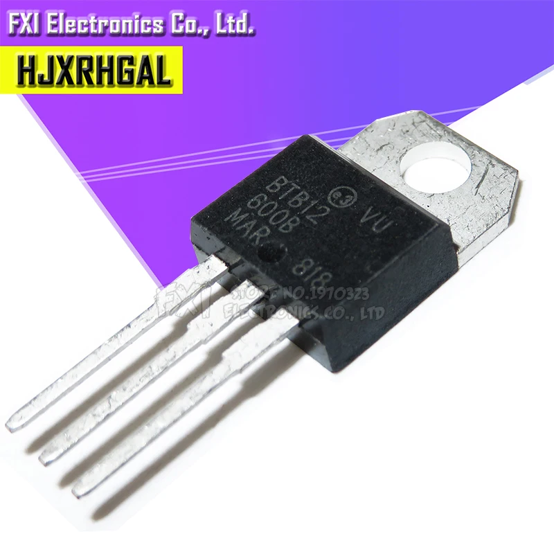 100pcs Bta12-600b Bta12-600 To-220 To220 Bta12 - Integrated Circuits ...