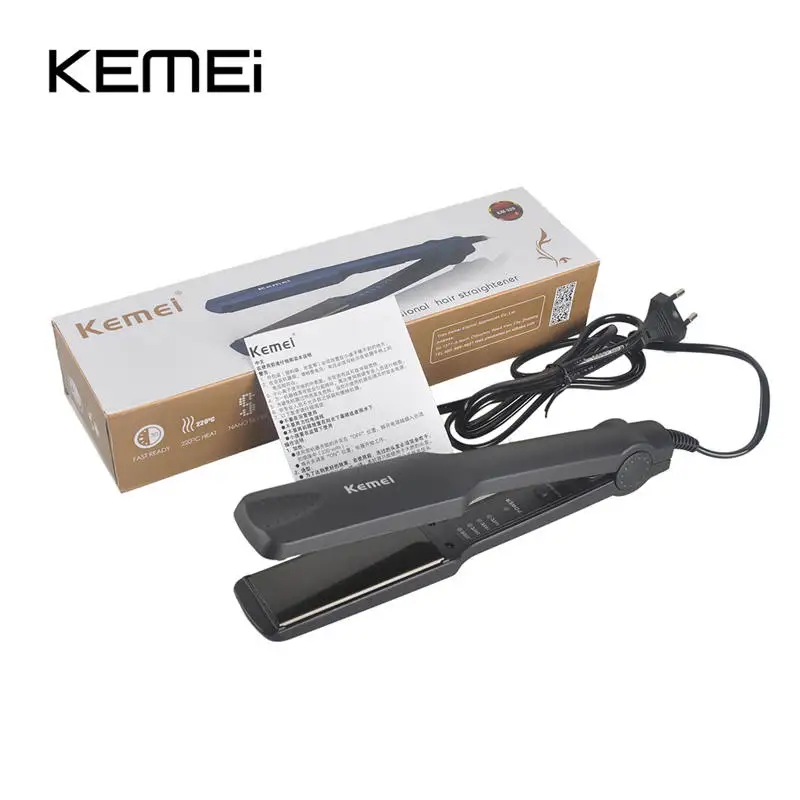 Kemei KM-329, профессиональный утюжок для укладки волос, профессиональный выпрямитель для волос, инструменты для укладки, щипцы для выпрямления волос