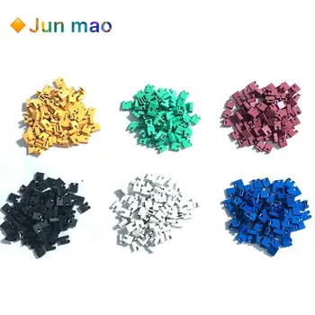 

600PCS 6 Color Each Color 100 PCS 2.54mm Standard Circuit Board Jumper Cap Shunts Short Circuit Cap Connector cap Red White Blue
