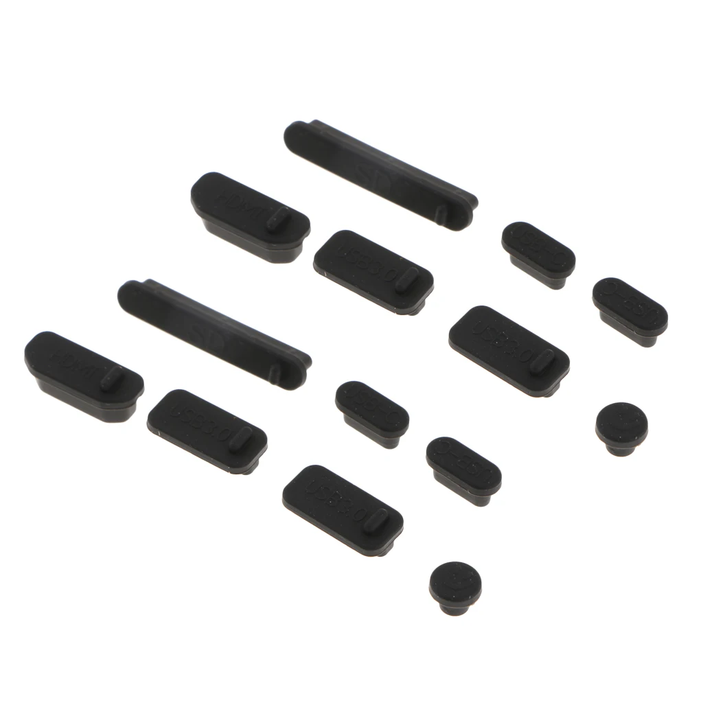 2Pack Silicone Anti-dust Stopper/Plug Set for Xiaomi Air 12.5/13.3 Pro 15.4