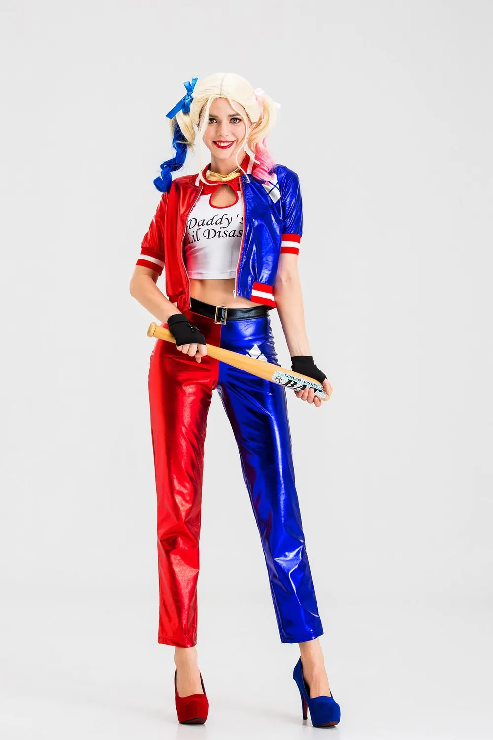 Suicide Squad Harley Quinn Cosplay Costume Halloween Costumes For Adult