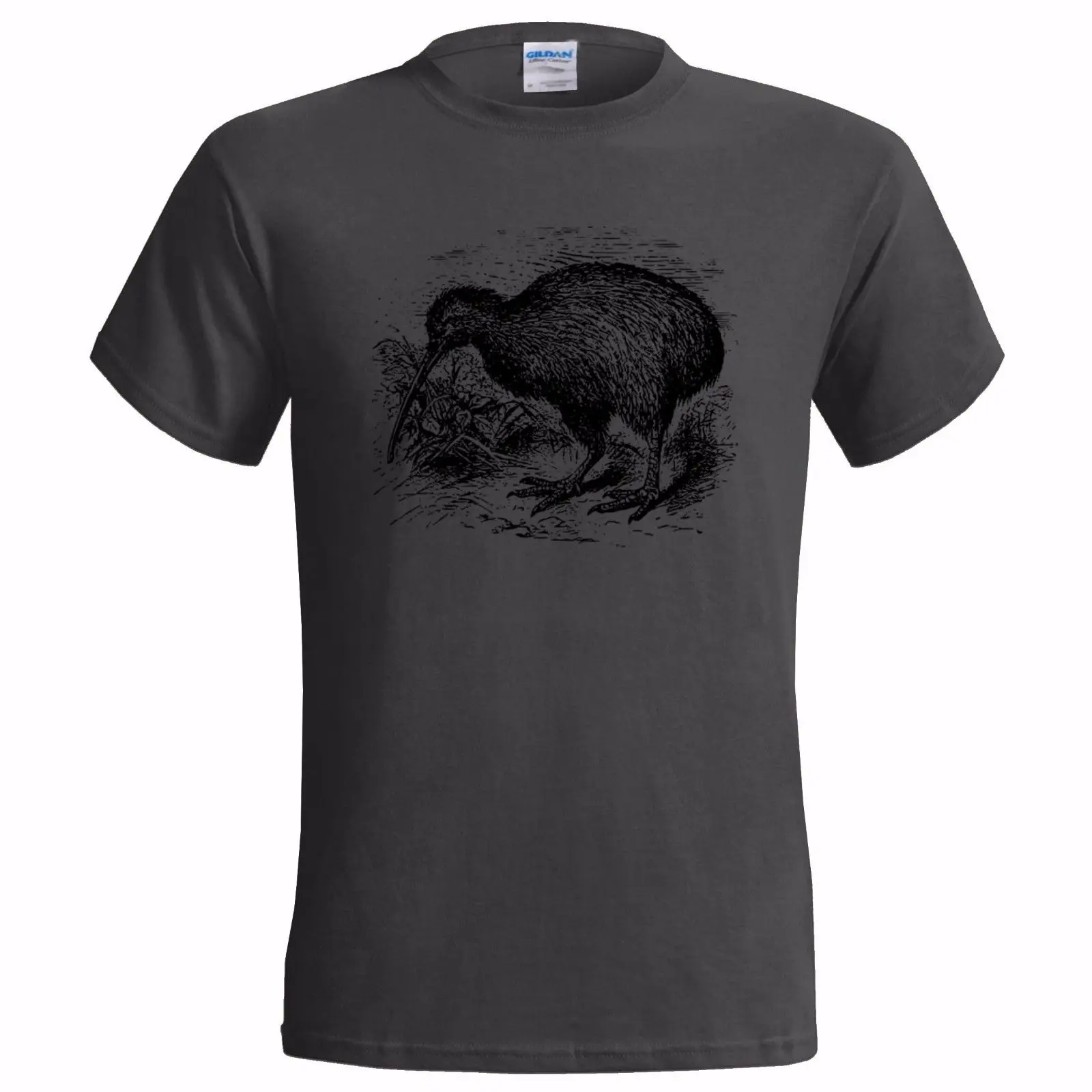 

KIWI SKETCH ART MENS T SHIRT NEW ZEALAND BIRD NATIONAL GIFT PRESENT