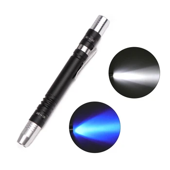 

XANES 1913 AAA 1913B A XPE Flashlight Multifunction Violet Light Fluorescence Detection Pen Camping Hunting Portable Torch Light