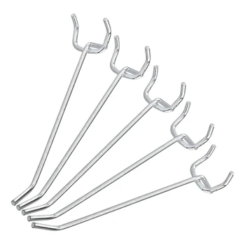 

50 Piece Pegboard Hooks and Organizer Assortment,Hook Metal Pegboard,Peg Locks for Organizing Tools